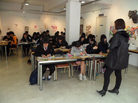 대산고등학교 미술동아리 '수요창의학교'