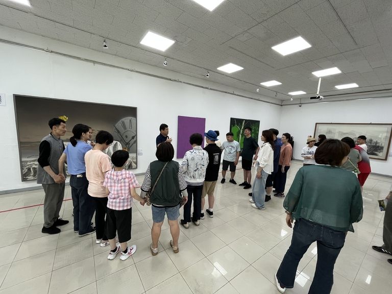 창원장애인단체 영은미술관컬렉션(회상)전 관람