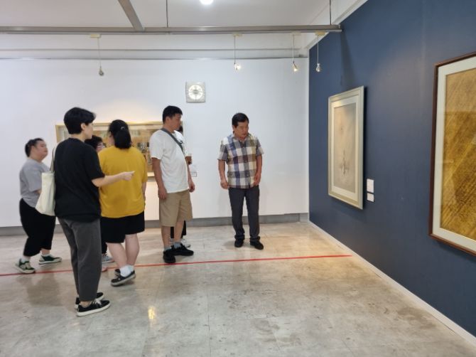 마산장애인 복지관과 경남대 사회복지 자원봉사자분들 방문