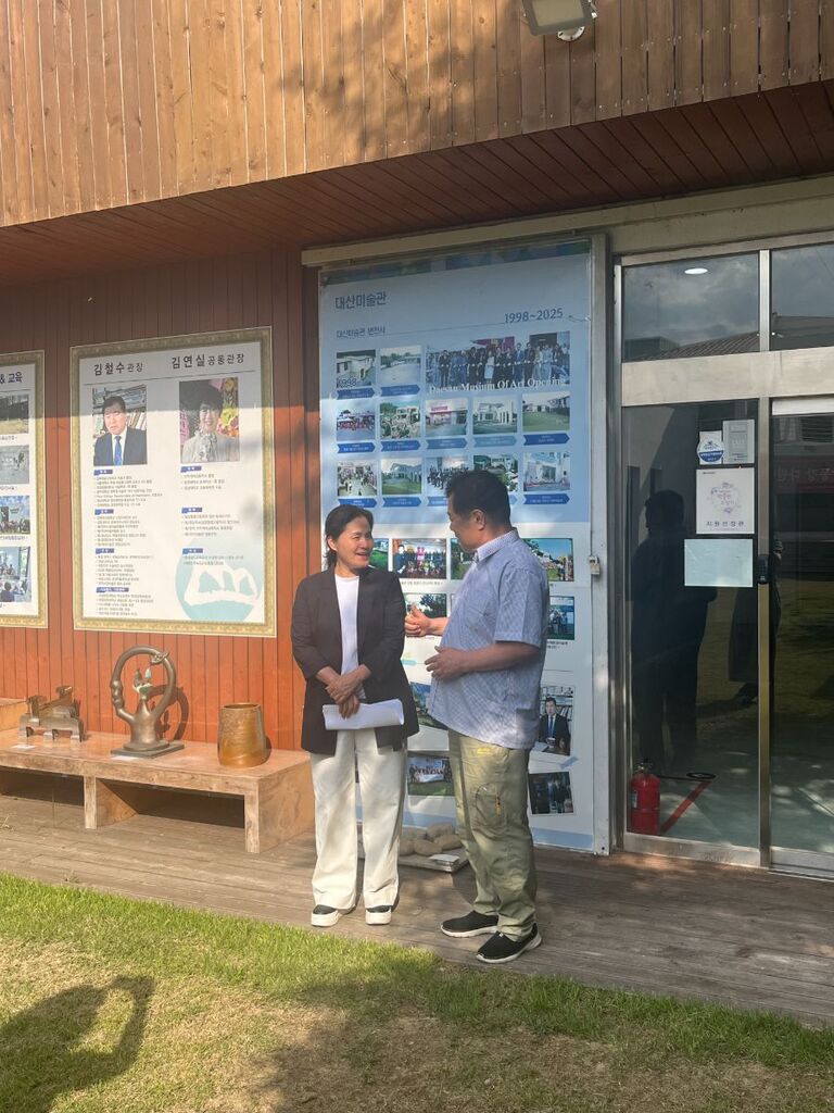 대산면 면장님께서 방문해 주셨습니다