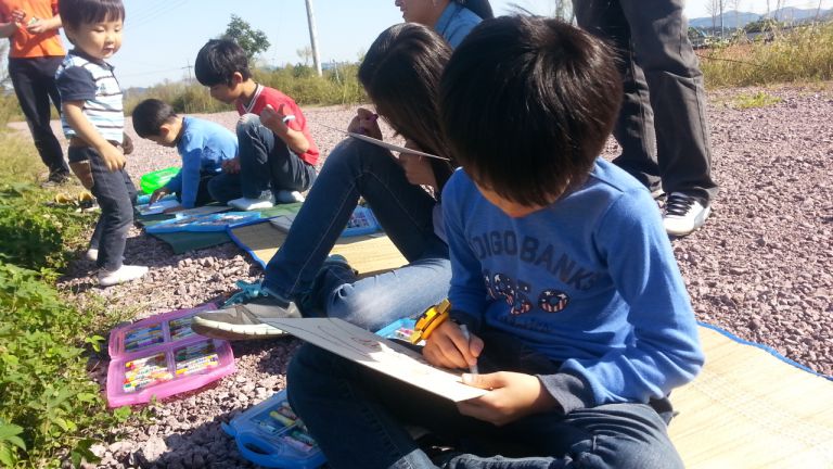 꿈다락토요문화학교 2기 - 7주차 "낙동강 야외스케치＆우리가족 힐링캠프" 