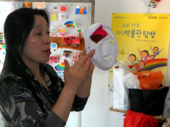 [꿈다락 토요문화학교] 7주차 수업 "김해숙 선생님과 함께하는 탈 꾸미기"