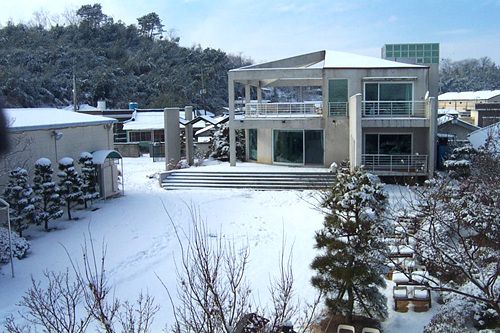 대산미술관겨울풍경