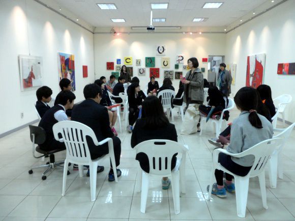 대산고등학교 미술동아리 [수요창의학교]"예술가와의 만남"