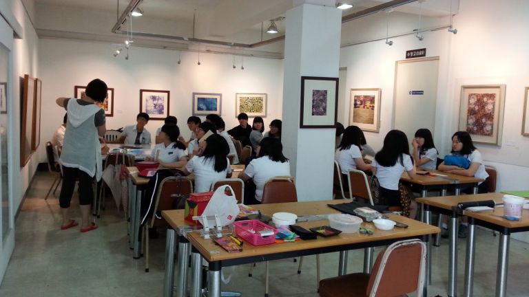대산고등학교 미술동아리 [수요창의학교]"전통 한지공예"