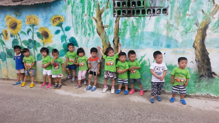 7월 24일 밀양 수산 "파란하늘 어린이집" 방문